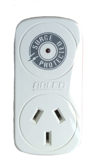 Plug in power surge protector image