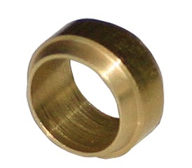 Brass compression nut 1/4" image