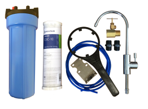 10" Water Filter kit with 1/2" fittings image