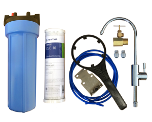 10" Water Filter kit with 1/4" fittings image