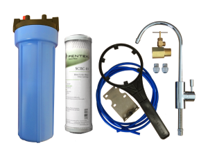 10" Water Filter kit with 1/4" fittings - Rural image